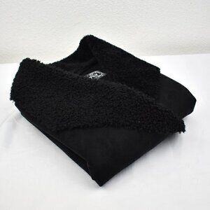 SugarFly Cardigan Sweater Size Large‎ Color Black Gently Used Condition